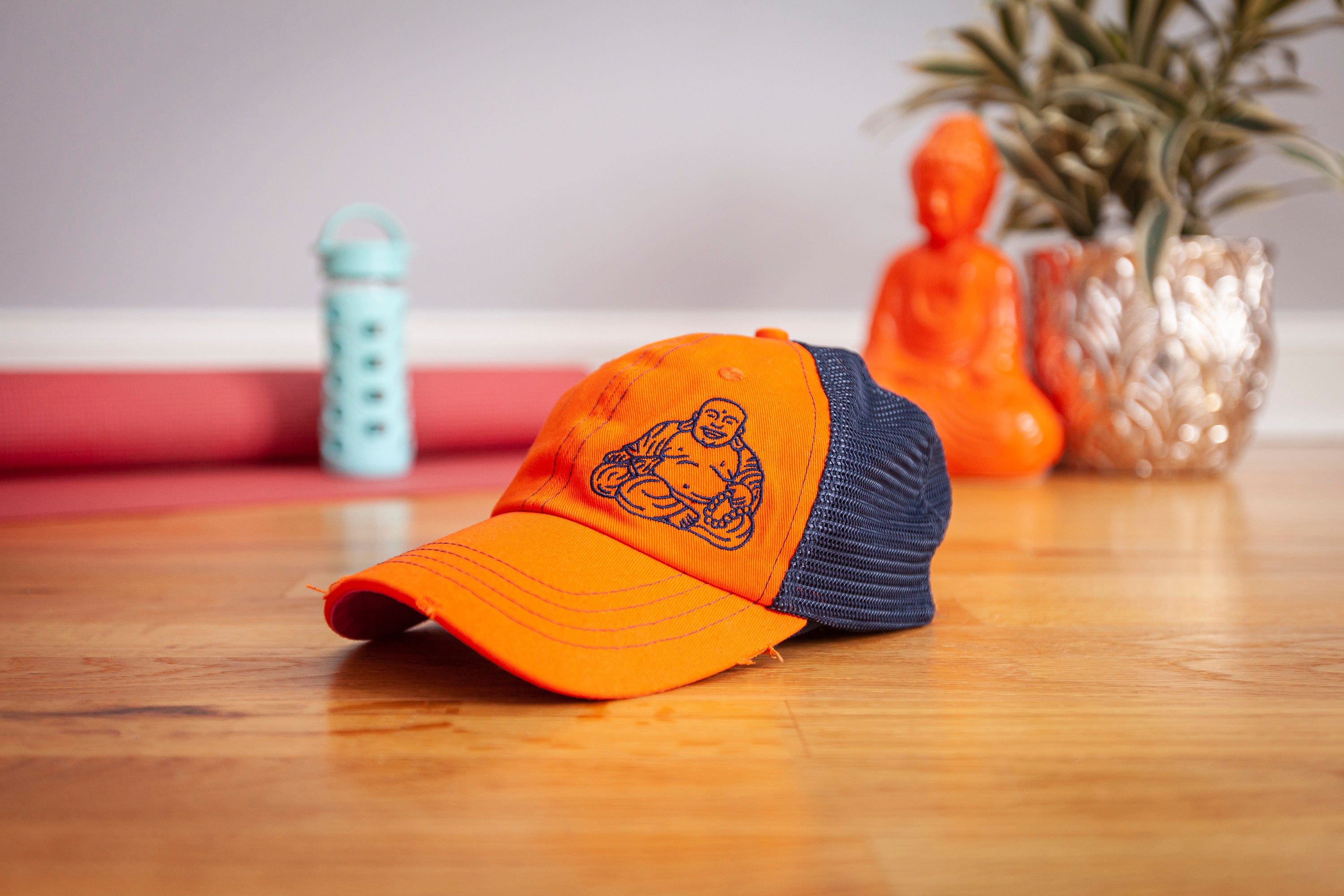Women’s Hats, Women’s Trucker Hats, Trucker Hats, Hats, Adjustable Hats, Everyday Use, Comfortable, Buddha, Pattern, Tranquil, Outdoors, Yoga Lady's, Workout