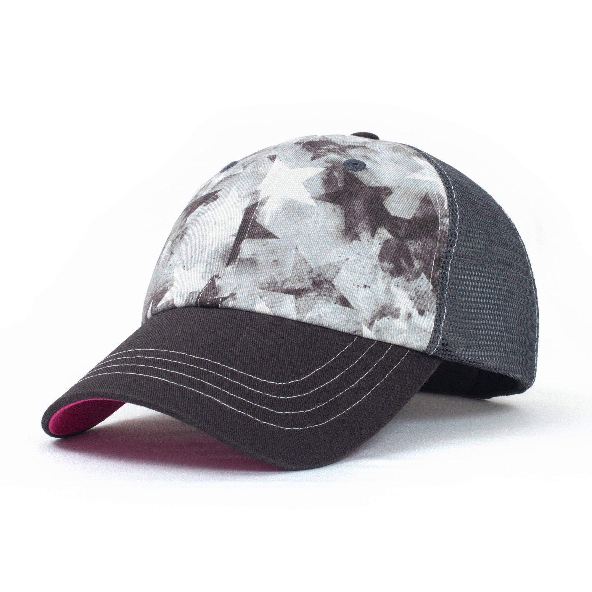 Women’s Hats, Women’s Trucker Hats, Trucker Hats, Hats, Adjustable Hats, Everyday Use, Comfortable, Graffiti, Stars, Pattern