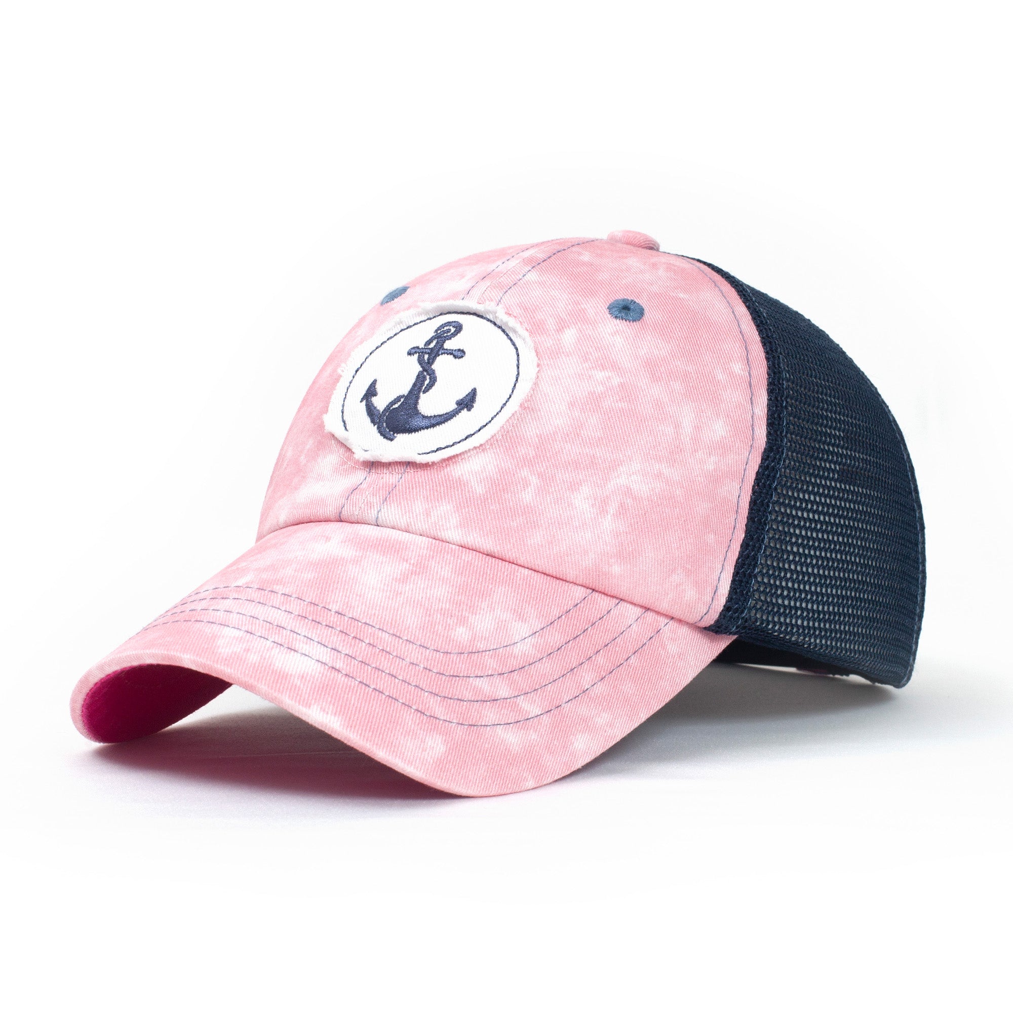 Women’s Hats, Women’s Trucker Hats, Trucker Hats, Hats, Adjustable Hats, Everyday Use, Comfortable, Nautical, Anchor, Matey, Pattern