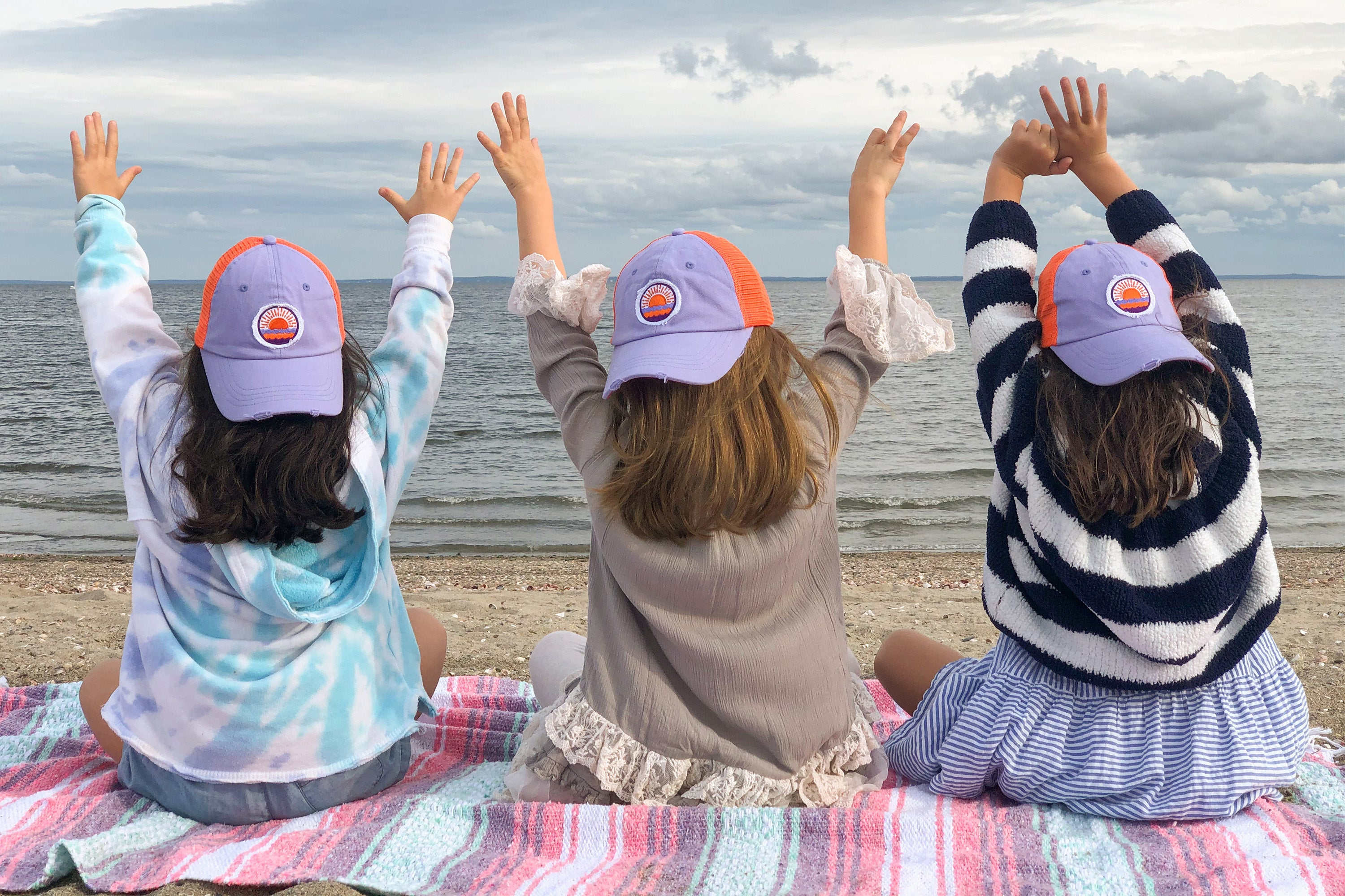 \Kid’s Hats, Kid’s Trucker Hats, Trucker Hats, Hats, Adjustable Hats, Everyday Use, Comfortable, Sun and Waves, Salty, Pattern, Prefect Gift for Friends, Outdoors, Family Outings