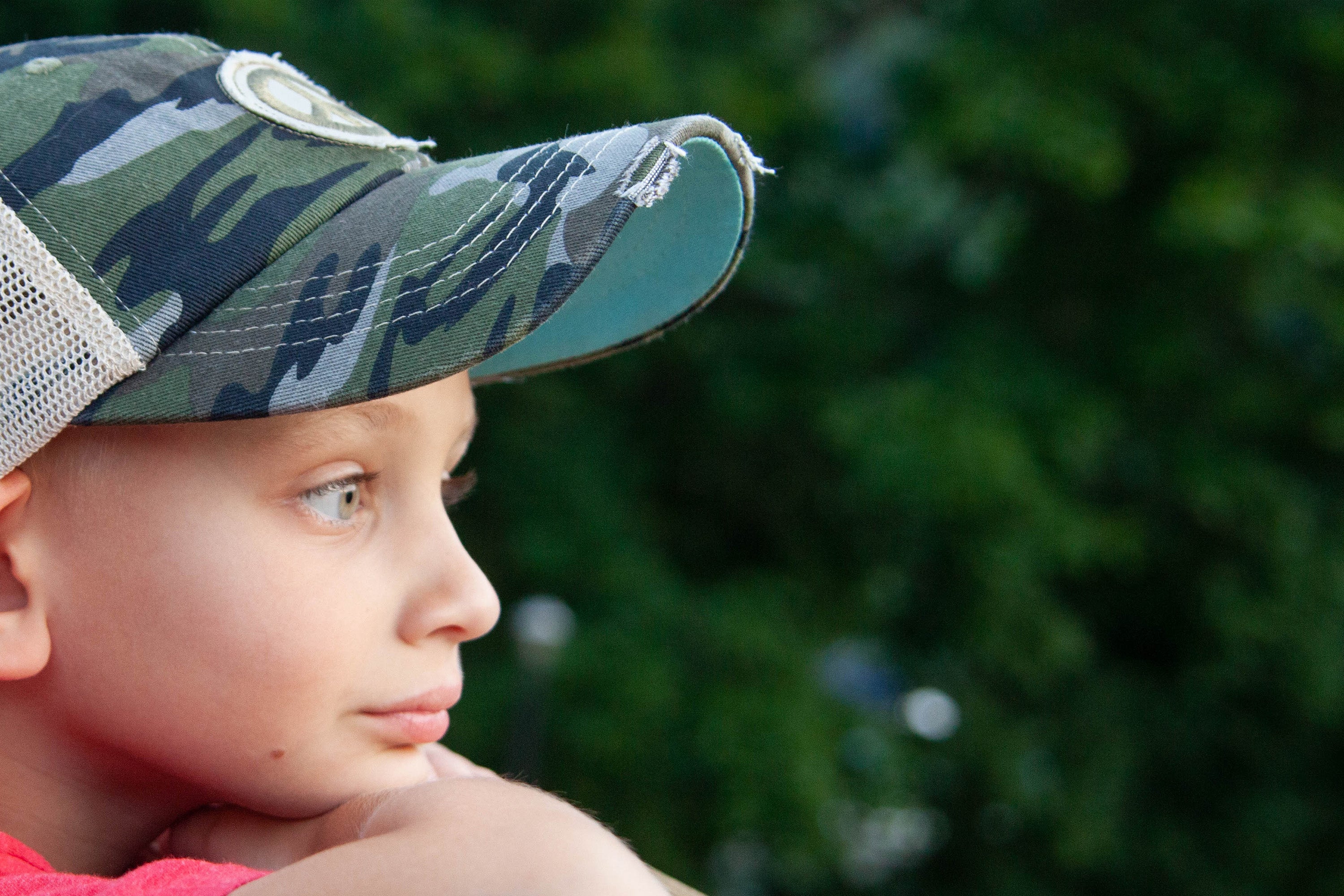 Kid’s Hats, Kid’s Trucker Hats, Trucker Hats, Hats, Adjustable Hats, Everyday Use, Comfortable, Peace Sign, Camofloge, Peaceful, Pattern, Unisex Kid Hats, Family Outings