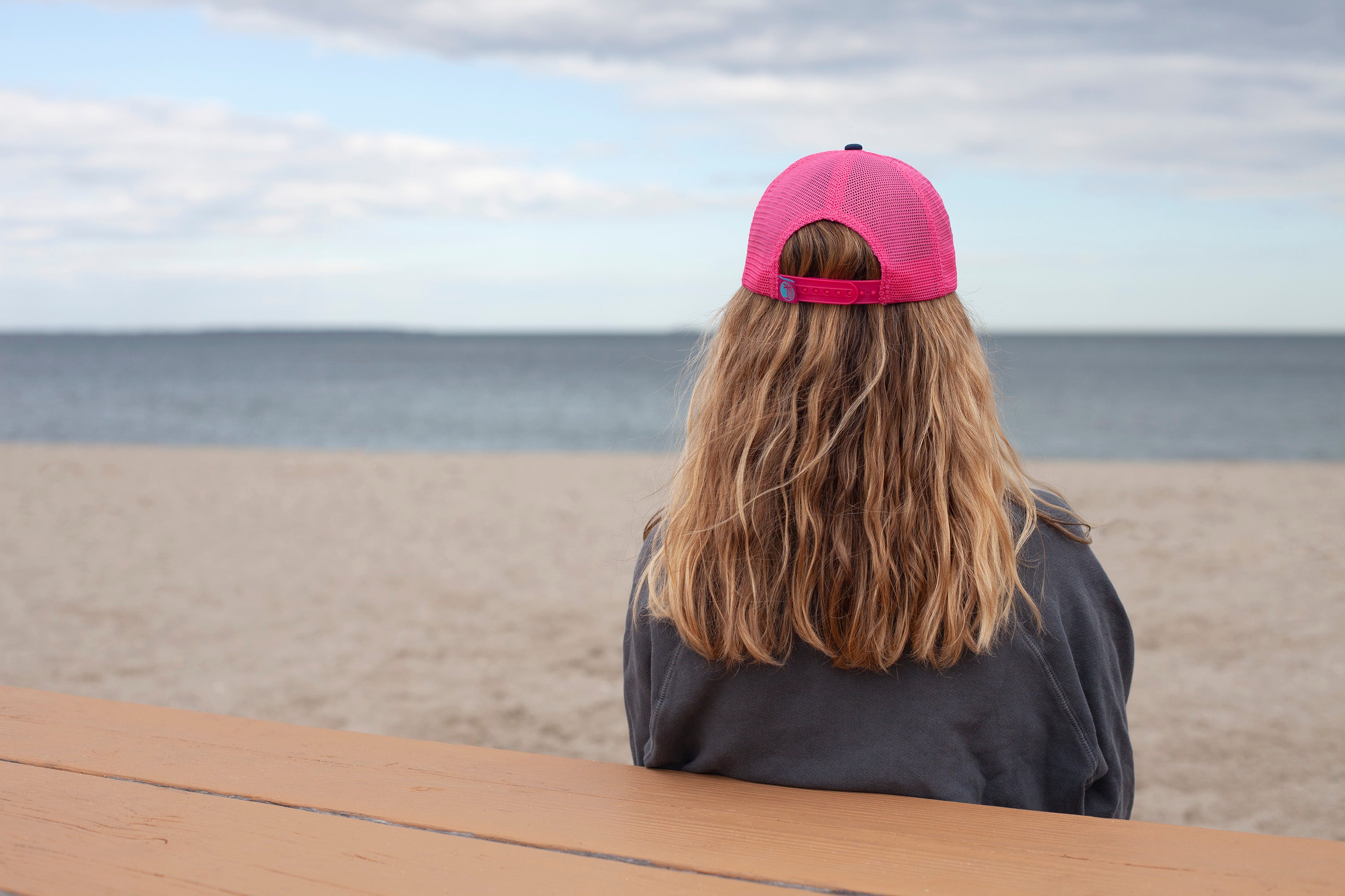 Women’s Hats, Women’s Trucker Hats, Trucker Hats, Hats, Adjustable Hats, Everyday Use, Comfortable, Waves, Palm Tree, Pattern, Beach, Outdoors