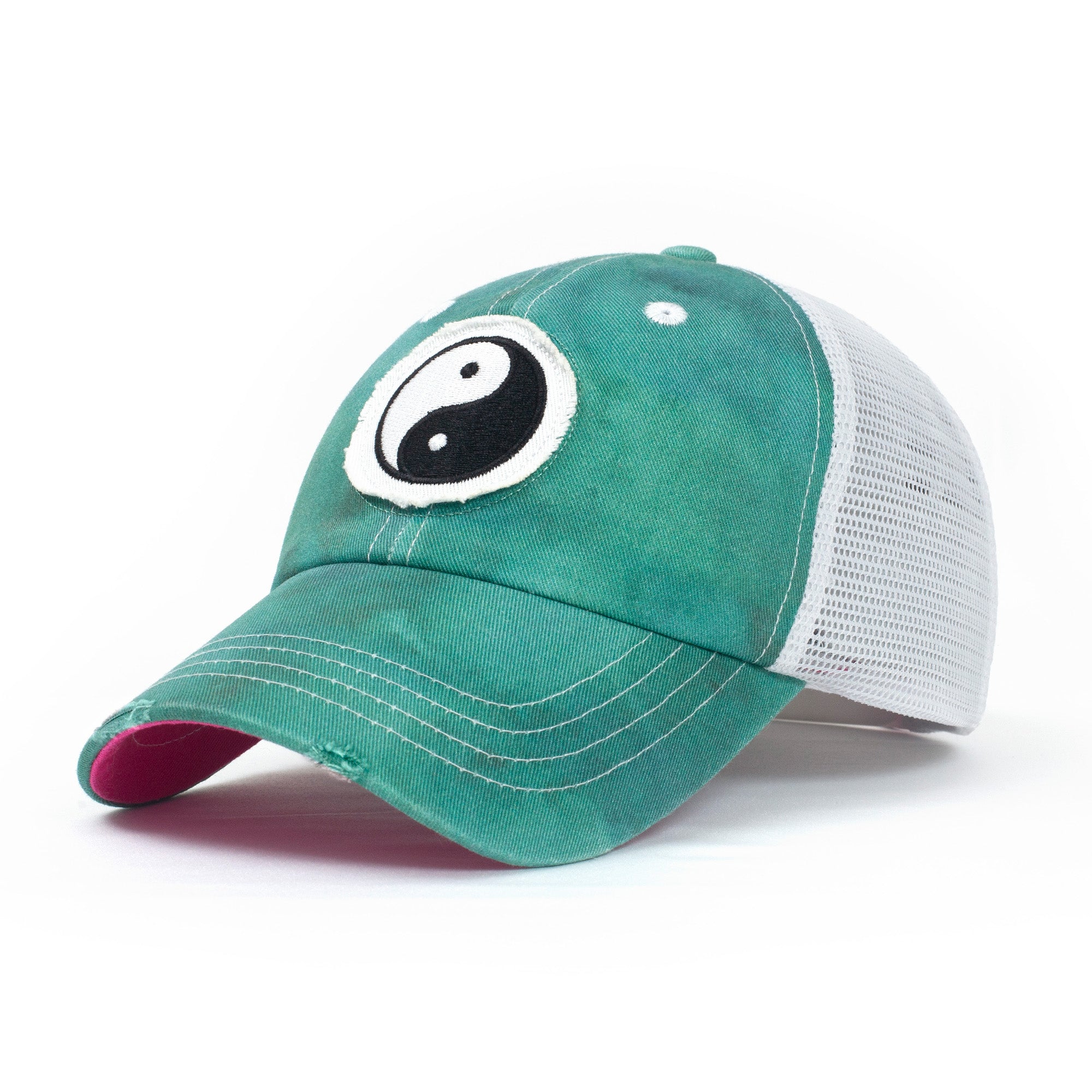 Women’s Hats, Women’s Trucker Hats, Trucker Hats, Hats, Adjustable Hats, Everyday Use, Comfortable, Yin-Yang, Zen, Pattern