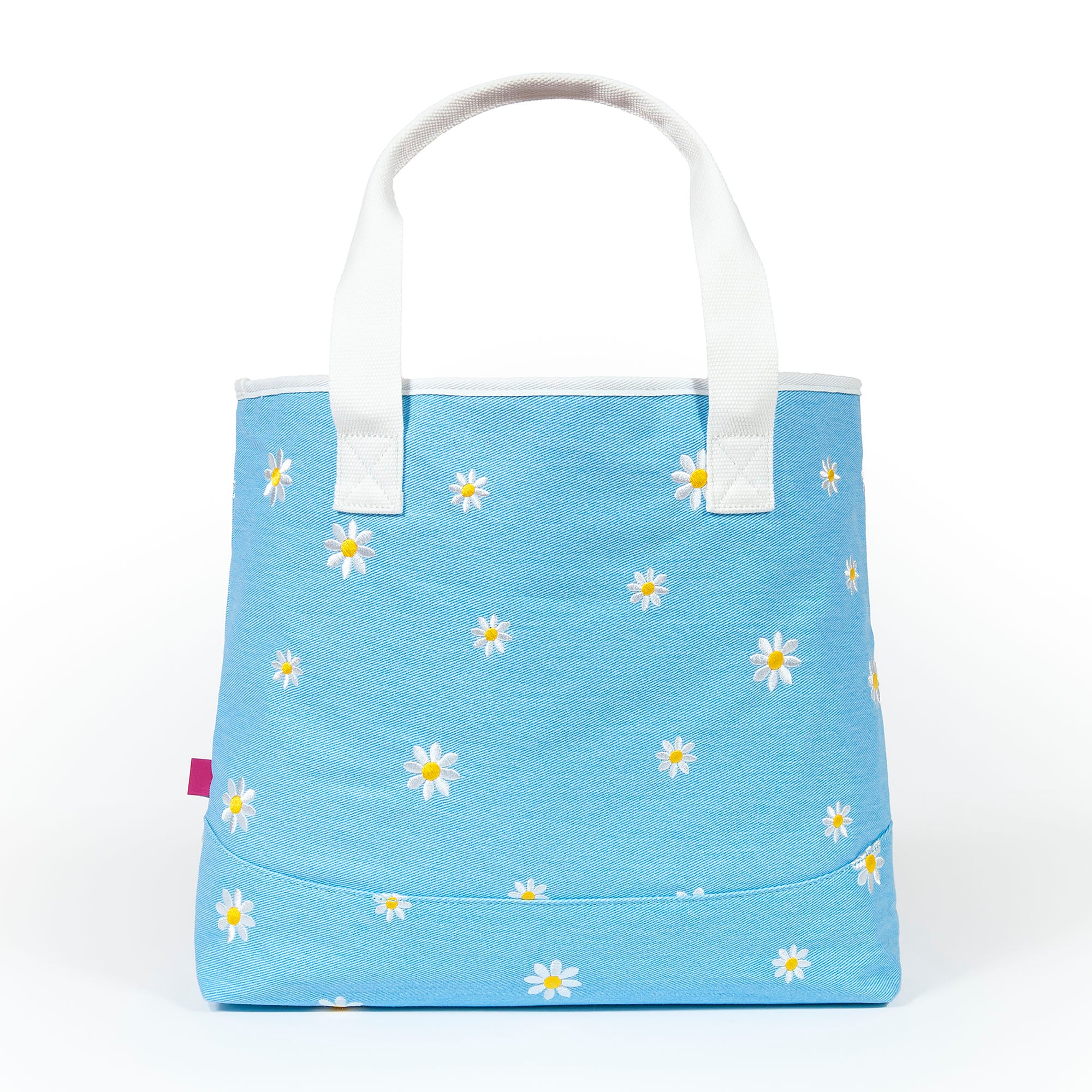 Daisy Lady Tote, Tote Bag, Bag, Canvas Carryall Bag, Carry On, Gym Bag, Pool Bag, Beach Bag, Over Night Bag, Everyday Bag, Daisy, 100% Cotton, Pattern, Beach Days, Everyday Use